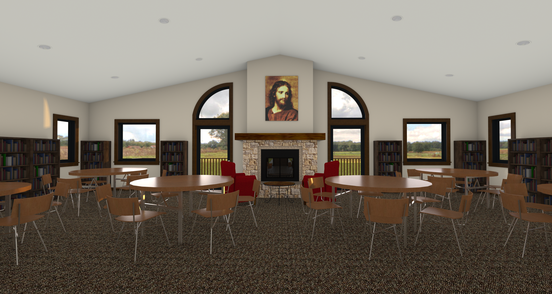 Marymount Hermitage - Library